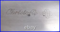 Christofle modèle Dax, 6 couteaux de table, métal argenté, en excellent état