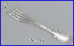Christofle modèle Filet/Chinon ancien, 12 fourchettes de table en métal argenté
