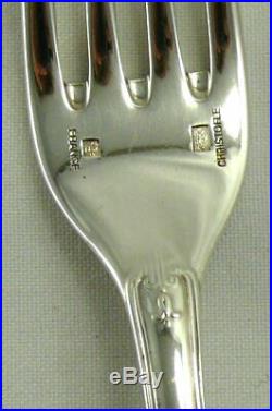 Christofle modèle Malmaison 6 fourchettes de table excellent état, métal argenté