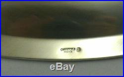 Christofle modèle Malmaison, beau plat ovale, 40 cm, métal argenté