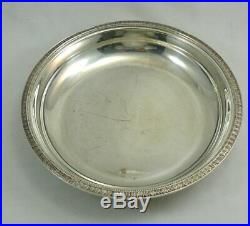 Christofle modèle Malmaison, beau plat rond creux, 26 cm, métal argenté