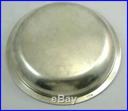 Christofle modèle Malmaison, beau plat rond creux, 26 cm, métal argenté