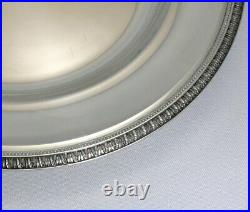 Christofle modèle Malmaison grand plat rond 35,4 cm excellent état métal argenté