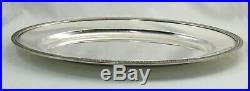 Christofle modèle Malmaison, très beau plat ovale, 45,5 cm, métal argenté