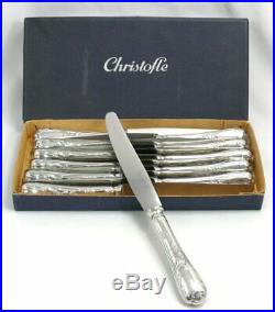 Christofle modèle Marly 12 couteaux de table excellent état, métal argenté boite