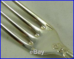 Christofle modèle Marly, 12 fourchettes de table, métal argenté, Table Foks