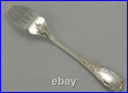 Christofle modèle Marly, 6 fourchettes à poisson, métal argenté, 16,5 cm