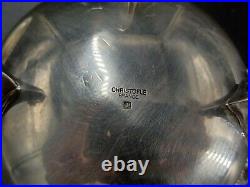 Christofle modèle Marly sucrier en métal argenté poinçonné TBE