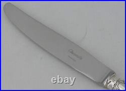 Christofle modèle Port Royal, 8 couteaux de table, métal argenté, excellent état