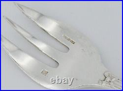 Christofle modèle Rubans, 10 fourchettes à huîtres métal argenté monogrammées FB