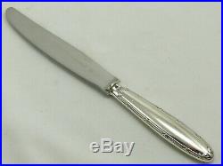 Christofle modèle Rubans, 6 couteaux de table, métal argenté