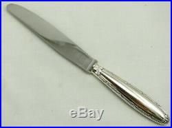 Christofle modèle Rubans, 6 couteaux de table, métal argenté