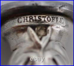 Christofle modèle Rubans Clochettes, 12 couteaux à fruits, métal argenté