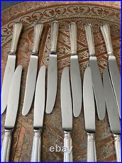 Christofle modèle Spatours 12 couteaux de table métal argenté très bon état
