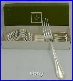 Christofle modèle Spatours, 12 fourchettes de table excellent état métal argenté