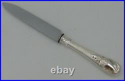 Christofle modèle Trianon, 8 couteaux de table, métal argenté, excellent état