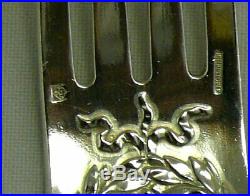 Christofle modèle Trianon, 8 superbes fourchettes à poisson/fish or salad forks