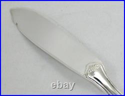 Christofle modèle Vendôme/Arcantia, 8 couteaux à poisson, métal argenté