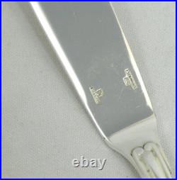 Christofle modèle Vendôme/Arcantia, 8 couteaux à poisson, métal argenté