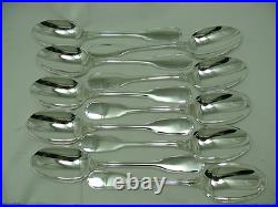 Christofle modèle Versailles 10 cuillères de table métal argenté excellent état