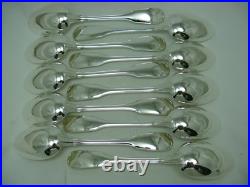 Christofle modèle Versailles 10 cuillères de table métal argenté excellent état