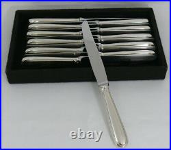 Christofle modèle Versailles, 12 couteaux de table métal argenté, excellent état