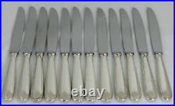 Christofle modèle Versailles, 12 couteaux de table métal argenté, excellent état