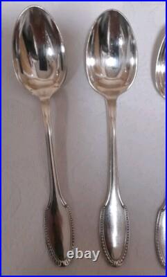 Christofle très ancien Modèle Perles enroulement Alfénide métal argenté