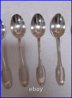 Christofle très ancien Modèle Perles enroulement Alfénide métal argenté