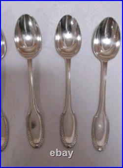 Christofle très ancien Modèle Perles enroulement Alfénide métal argenté