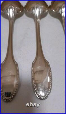 Christofle très ancien Modèle Perles enroulement Alfénide métal argenté