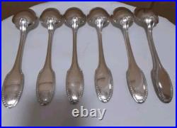 Christofle très ancien Modèle Perles enroulement Alfénide métal argenté