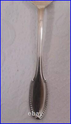 Christofle très ancien Modèle Perles enroulement Alfénide métal argenté