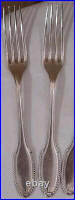 Christofle très ancien Modèle Perles enroulement Alfénide métal argenté