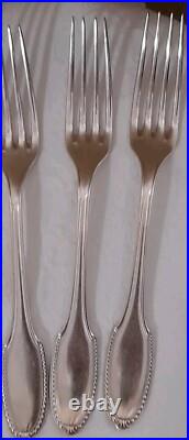 Christofle très ancien Modèle Perles enroulement Alfénide métal argenté