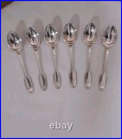 Christofle très ancien Modèle Perles enroulement Alfénide métal argenté