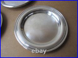 Christofle, trois dessous de bouteille en métal argenté 2 modèles Albi 1 Uniplat Christofle, trois dessous de bouteille en métal argenté 2 modèles Albi 1 Uniplat