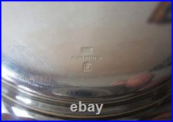 Christofle, trois dessous de bouteille en métal argenté 2 modèles Albi 1 Uniplat Christofle, trois dessous de bouteille en métal argenté 2 modèles Albi 1 Uniplat