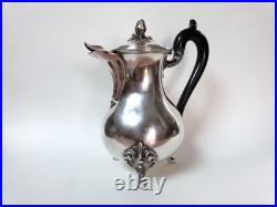 Christofle verseuse cafetière en métal argenté modèle ancien début XXeme