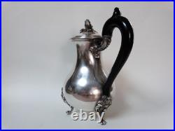 Christofle verseuse cafetière en métal argenté modèle ancien début XXeme