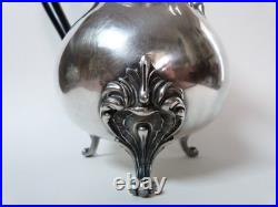 Christofle verseuse cafetière en métal argenté modèle ancien début XXeme