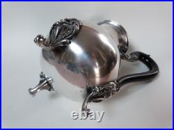 Christofle verseuse cafetière en métal argenté modèle ancien début XXeme