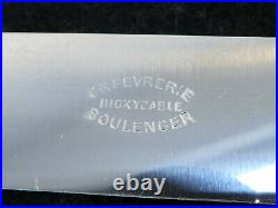 Coffret 24 couteaux BOULENGER en metal argenté Modele SUZY