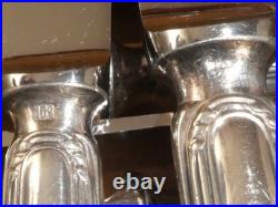 Coffret 24 couteaux ERCUIS modèle Spatours en métal argenté 12 grands 12 petits