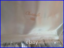 Coffret Christofle 24 pièces (12 couteaux + 12 fourchettes) modèle Spatours
