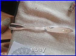 Coffret Christofle 24 pièces (12 couteaux + 12 fourchettes) modèle Spatours