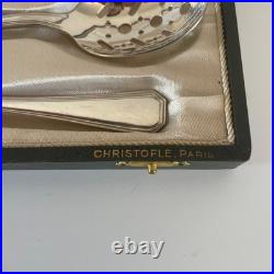 Coffret de 5 couverts Christofle modèle America en métal argenté