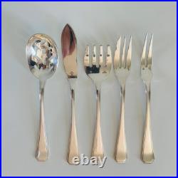 Coffret de 5 couverts Christofle modèle America en métal argenté