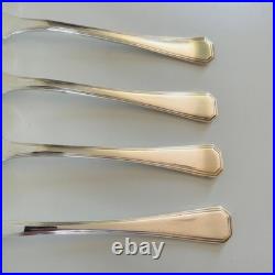 Coffret de 5 couverts Christofle modèle America en métal argenté