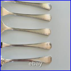 Coffret de 5 couverts Christofle modèle America en métal argenté